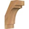 Ekena Millwork 4"W x 6"D x 10"H Merced Rough Sawn Knee Brace, Western Red Cedar BRC04X06X10MRC00RWR - alternate 1